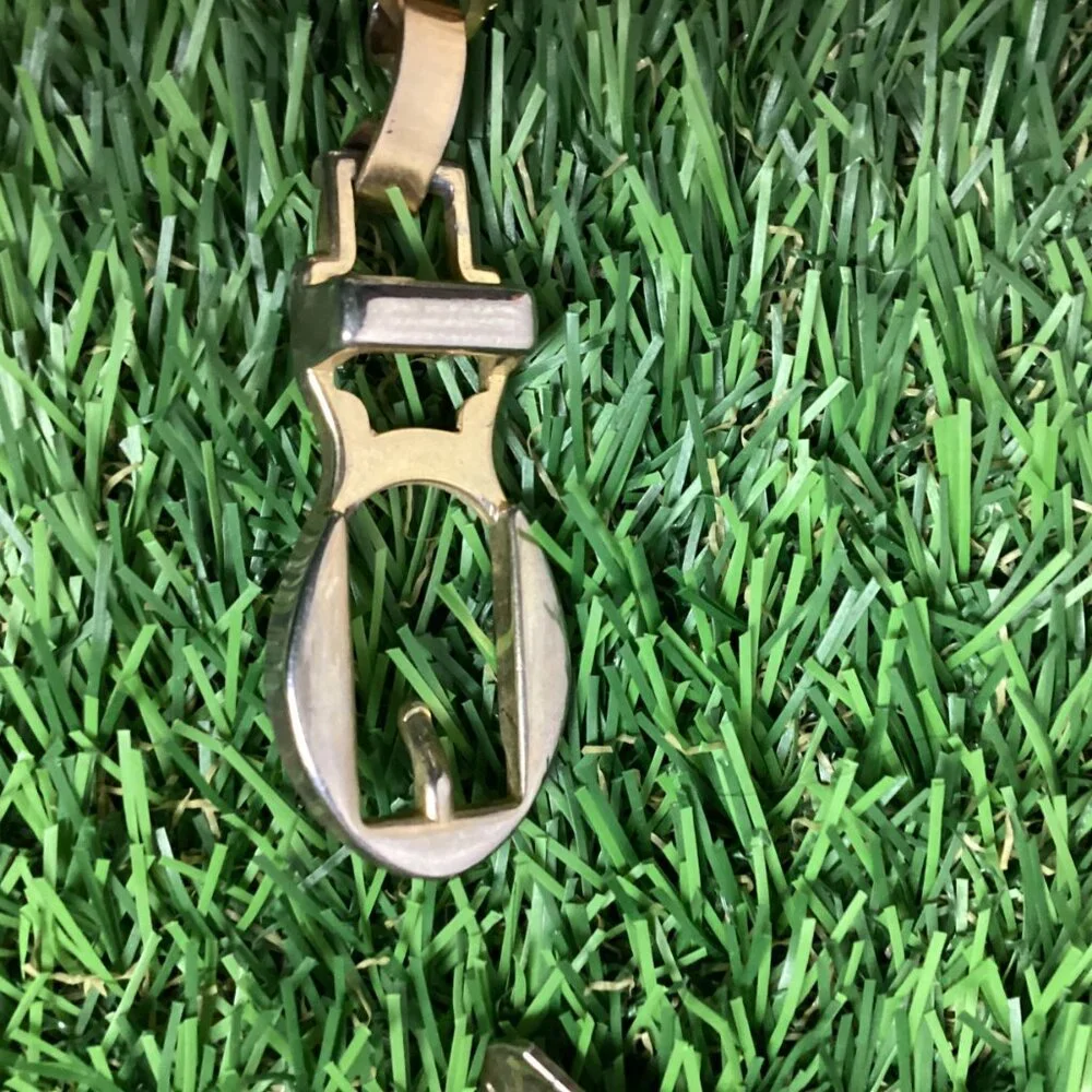 Vintage Gold Thing Belt w/ Hook Buckle S 27
